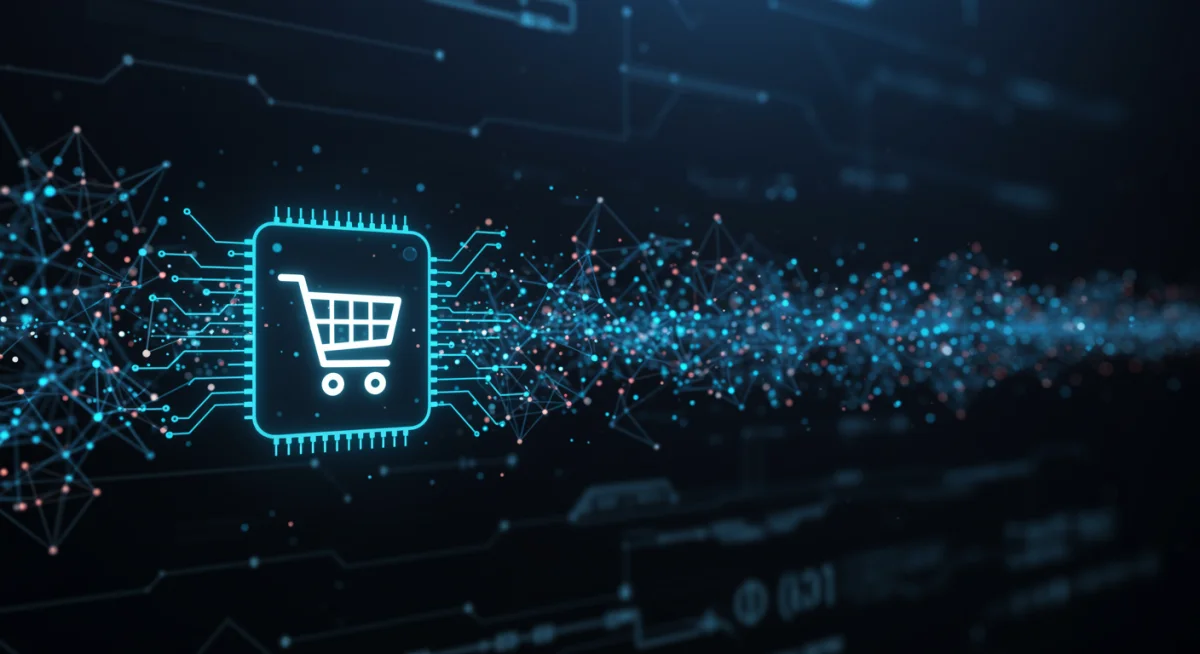 AI algorithms optimizing e-commerce operations and data flow