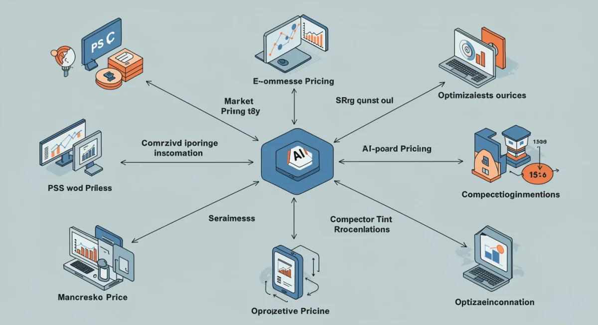 Data flow into AI pricing engine for retail optimization