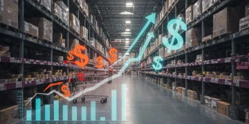 Charts depicting inflation affecting e-commerce margins in 2025