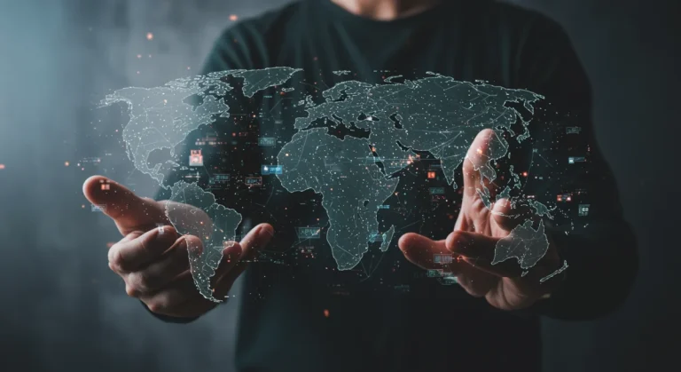 Digital visualization of a resilient e-commerce supply chain network for 2025