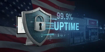 Shift4Shop platform security enhancements ensuring 99.9% uptime for US merchants.