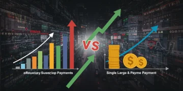 Subscription models versus one-time purchases financial comparison chart