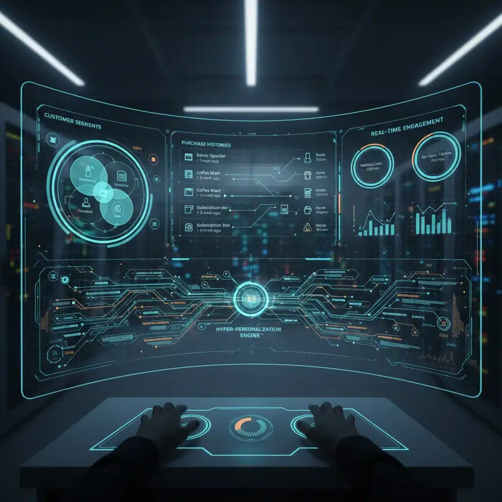 Data analytics dashboard for customer segmentation