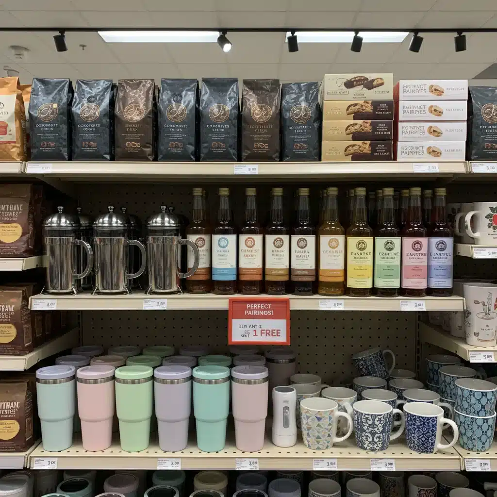 Effective end-cap display showcasing impulse purchase items in a retail store.