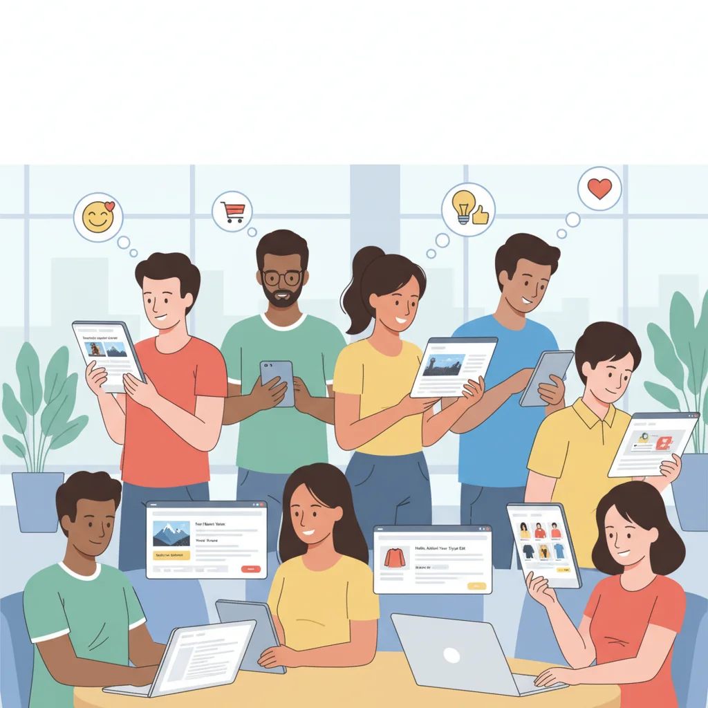Personalized email content on various devices