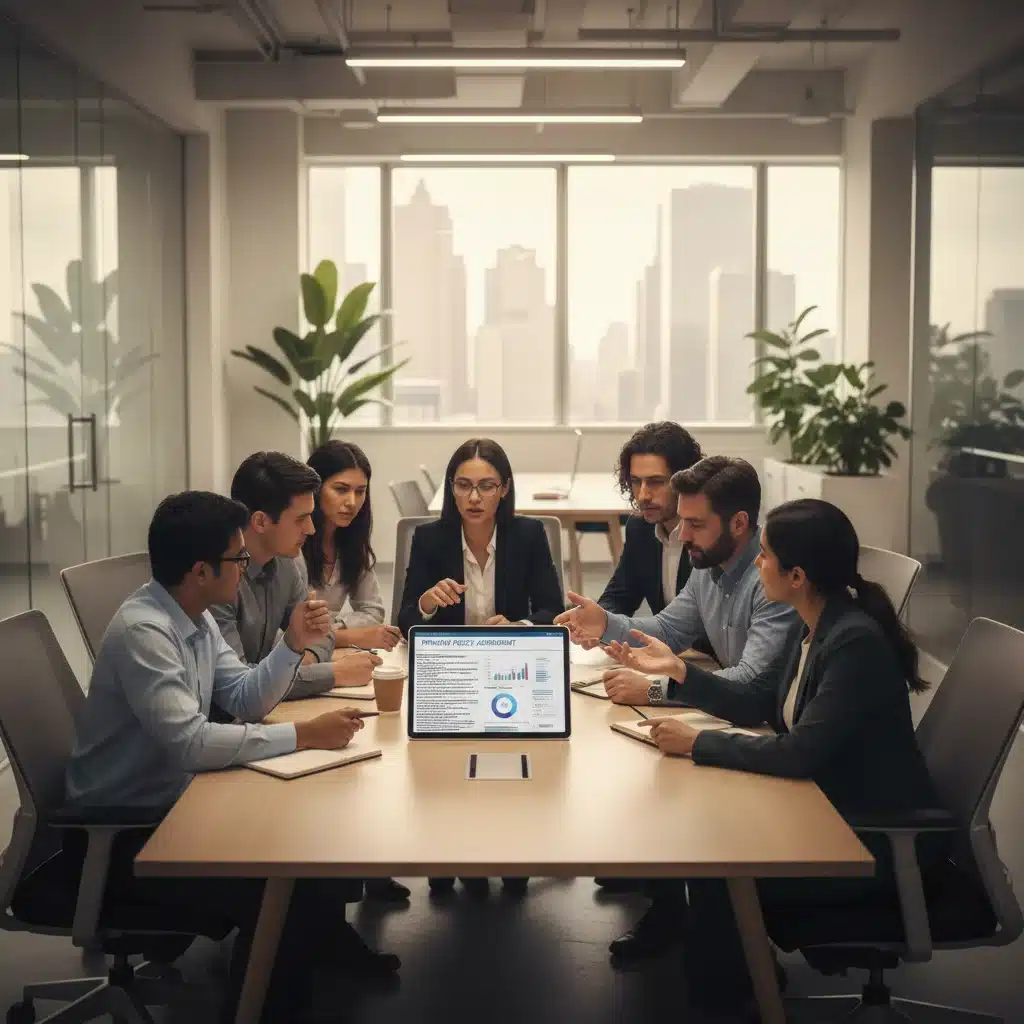 Team collaborating on data privacy compliance strategies