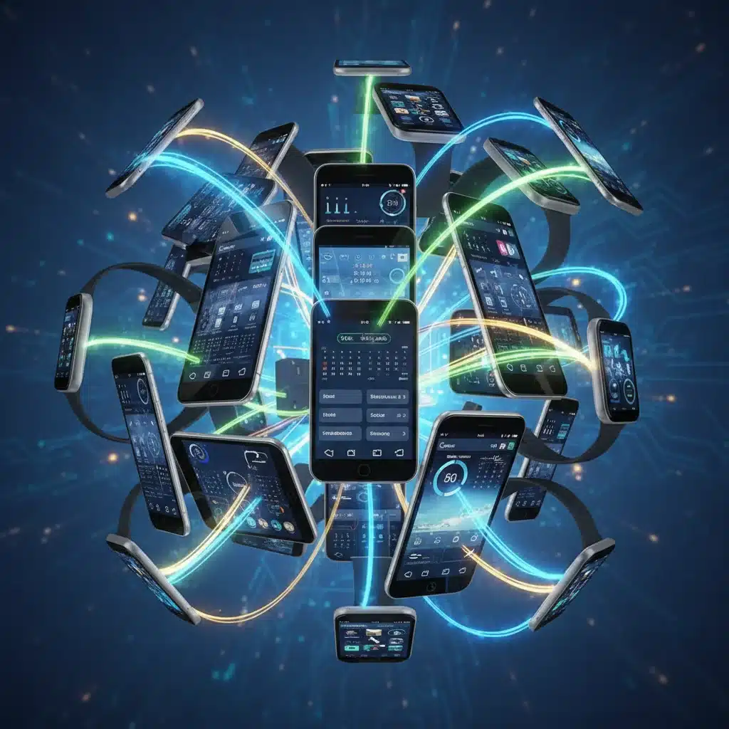 Seamless cross-device integration and data synchronization for mobile users